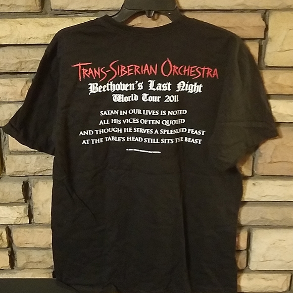 Trans Siberian Orchestra shirt 2011 Mephisto Graphics BLACK B3 - Picture 6 of 7